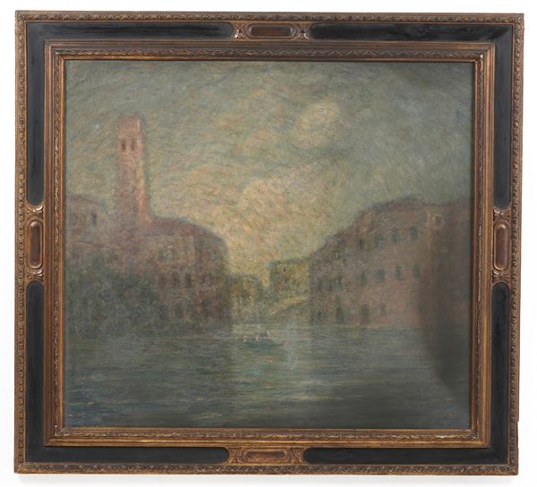 Scuola del XX secolo Veduta di Venezia