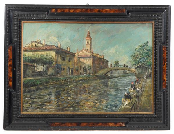Scuola del XX secolo Veduta di Venezia