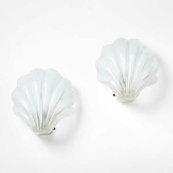 Two wall lamps mod. 457.