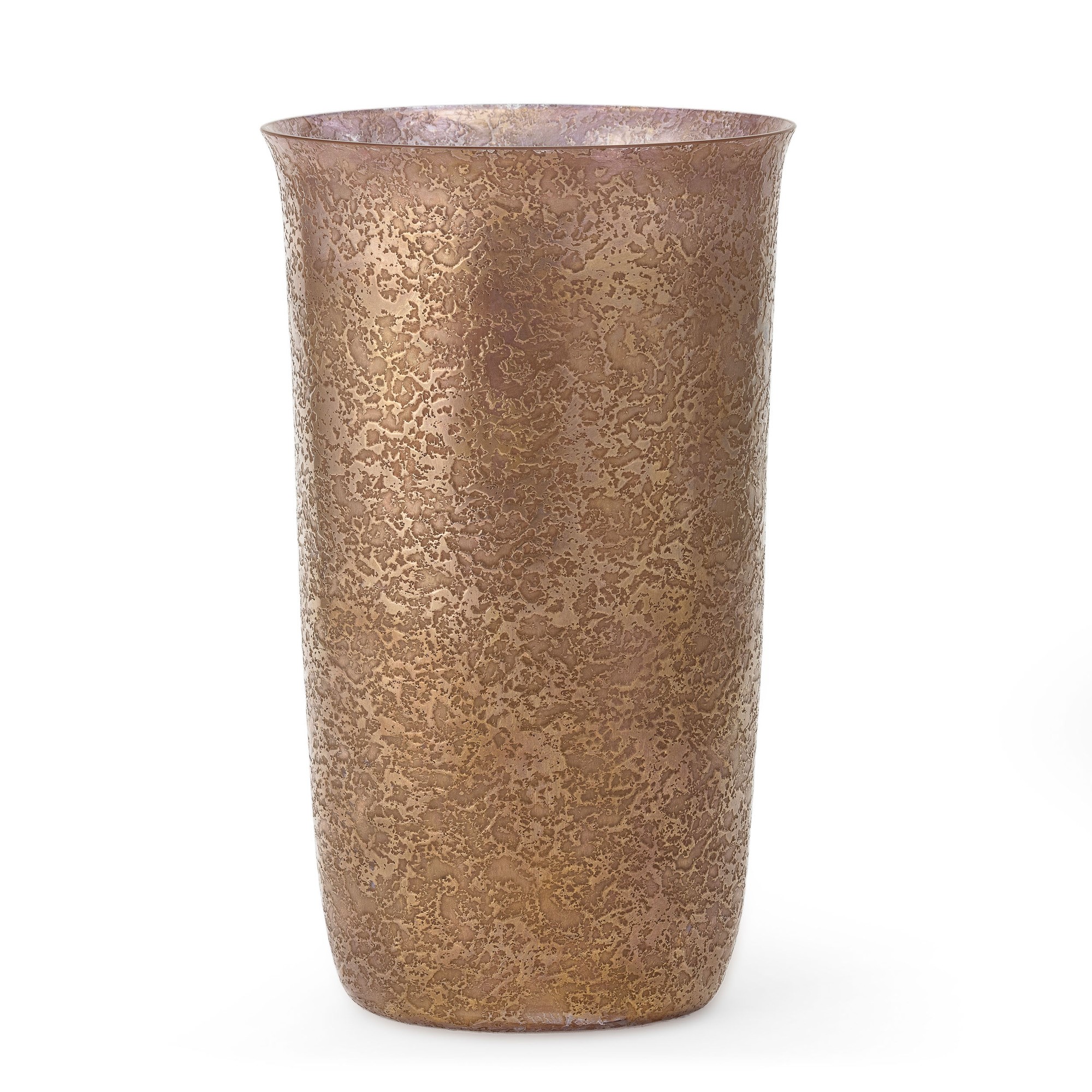 Cenedese, Vaso in vetro soffiato acidato, Murano (ca. 1980)