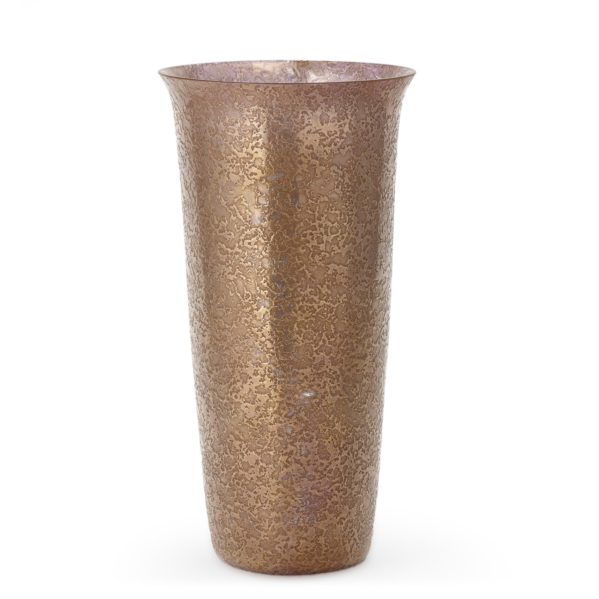 Cenedese, Vaso in vetro soffiato acidato, Murano (ca. 1980)