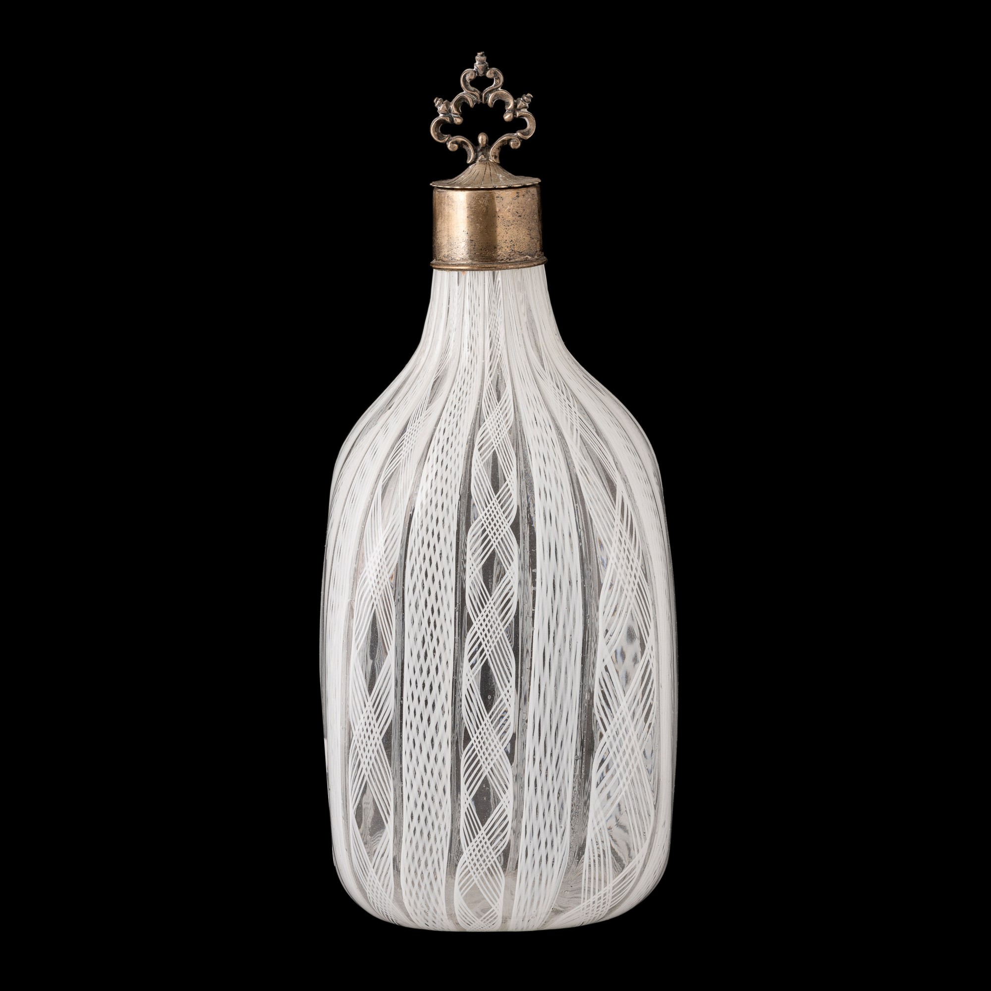 Venini, Bottiglia portaprofumo in vetro soffiato (Murano, circa 1950)