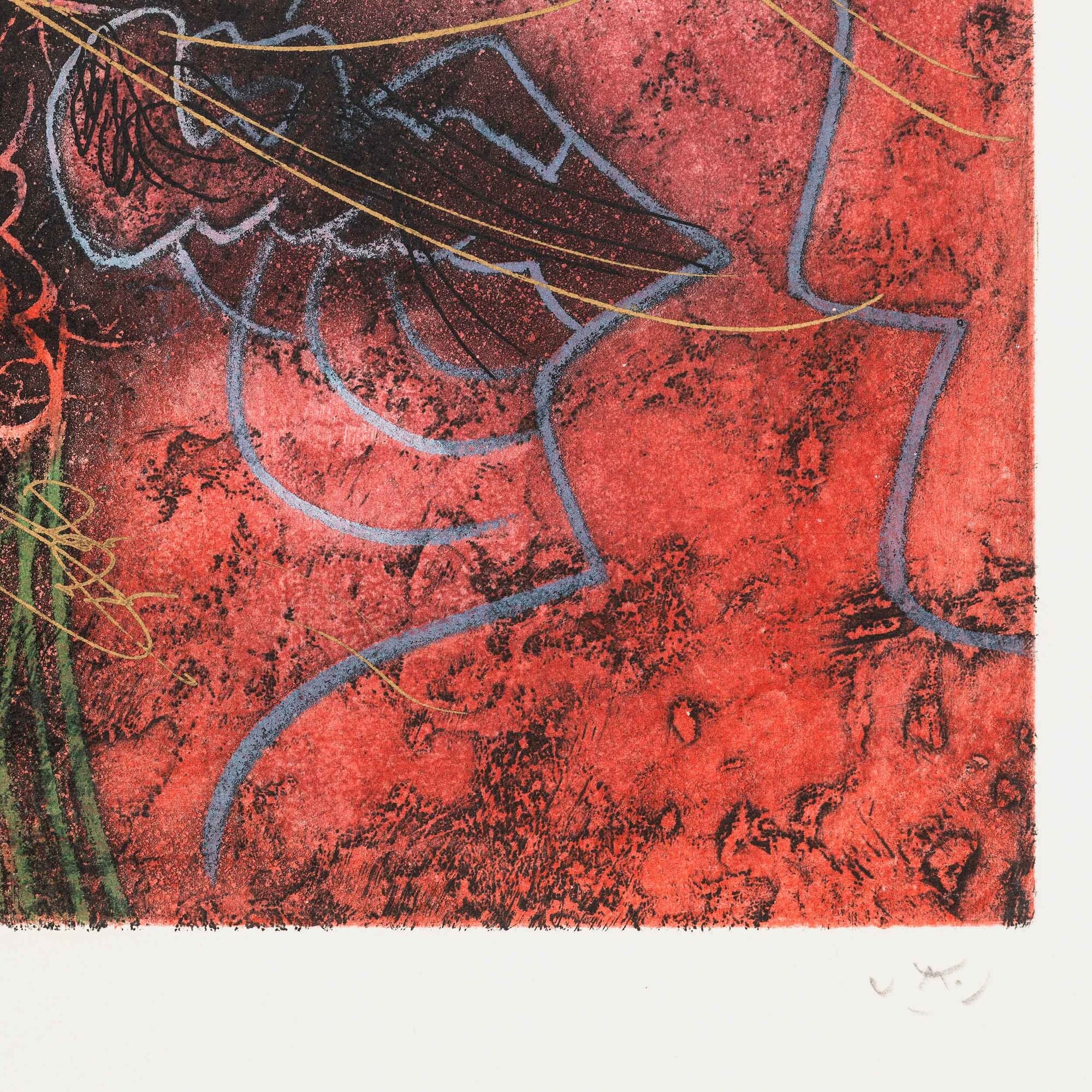 Roberto Sebastian Antonio Matta - Damné par l’arc-en-ciel (Condannato dall’arcobaleno) (acquatint...