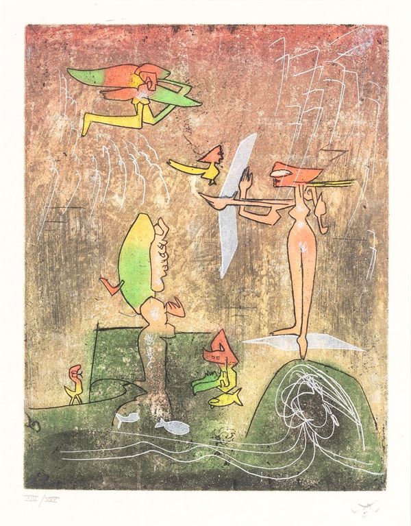 Roberto Sebastian Antonio Matta - Les poids des poissons