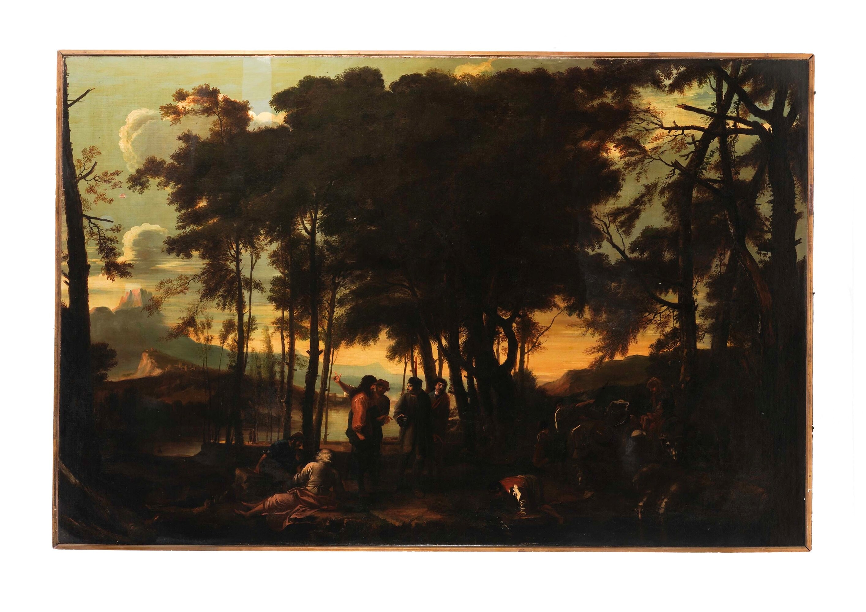 Salvator Rosa - La selva dei filosofi, olio su tela
