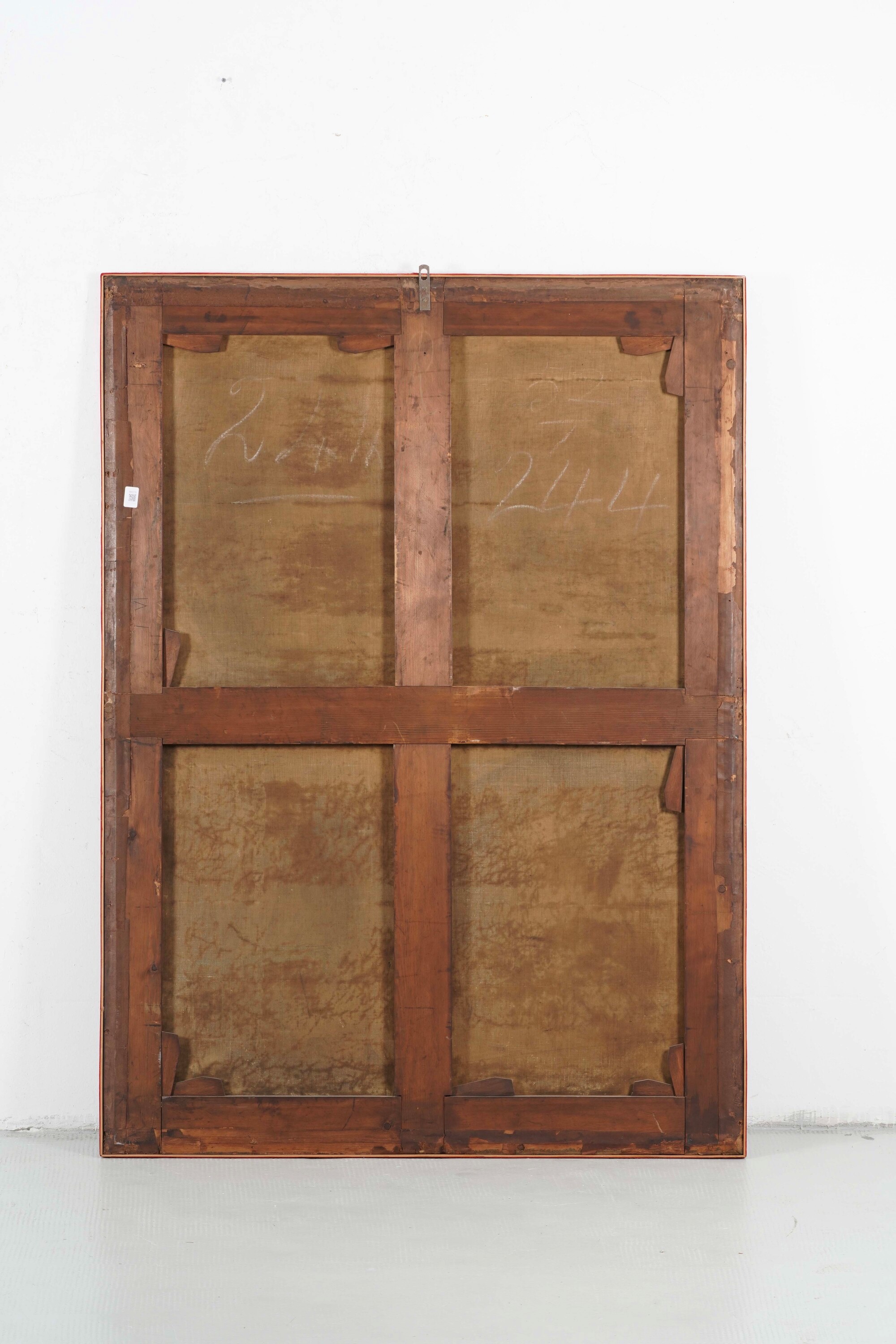 Scuola del XVII secolo, Adorazione dei pastori (olio su tela)
