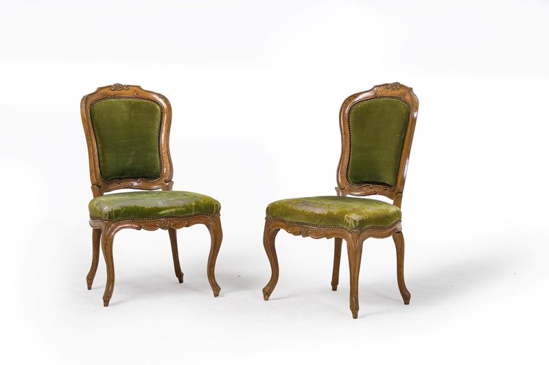 Coppia di sedie  - Asta Occasioni d'Antiquariato - Cambi Casa d'Aste