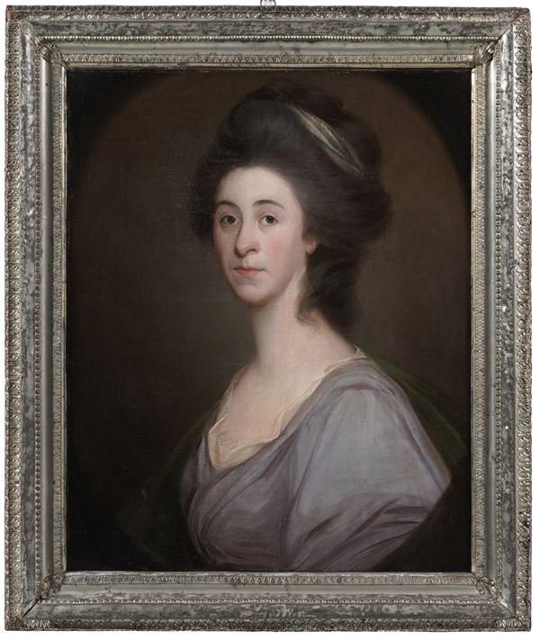 Scuola inglese della fine del XVIII secolo Ritratto di gentildonna
