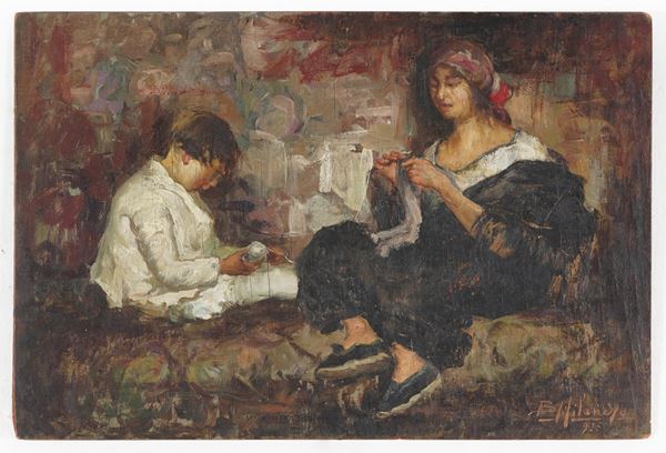 Biagio Milanese Madre e figlio