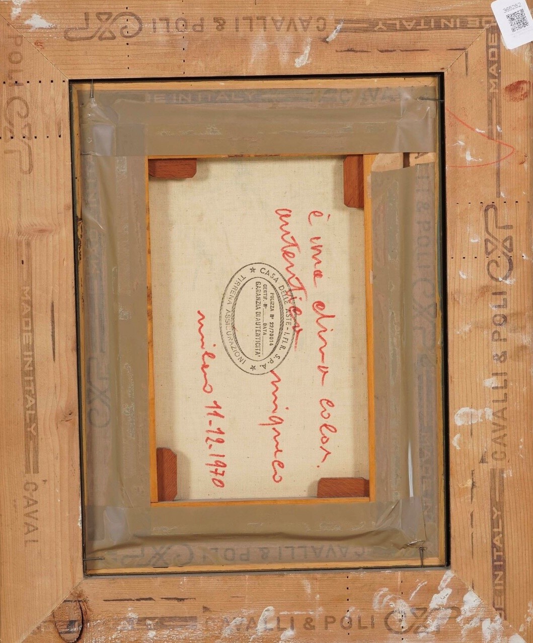 Giuseppe Migneco - Senza titolo, tecnica mista su carta (20x30 cm)