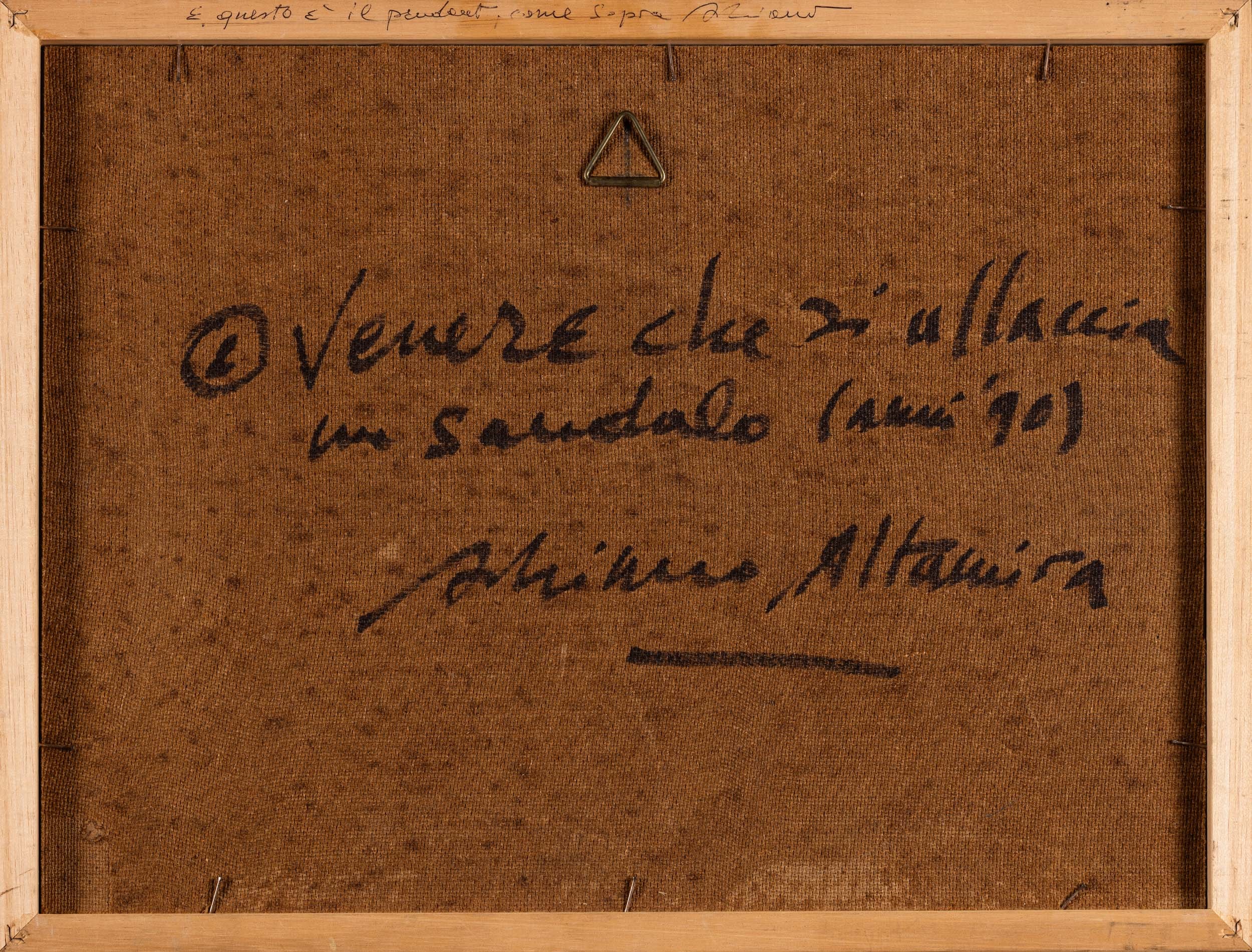 Venere che si allaccia un sandalo