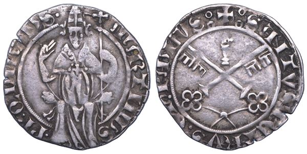 AVIGNONE. MARTINO V, 1417-1431. Grosso.