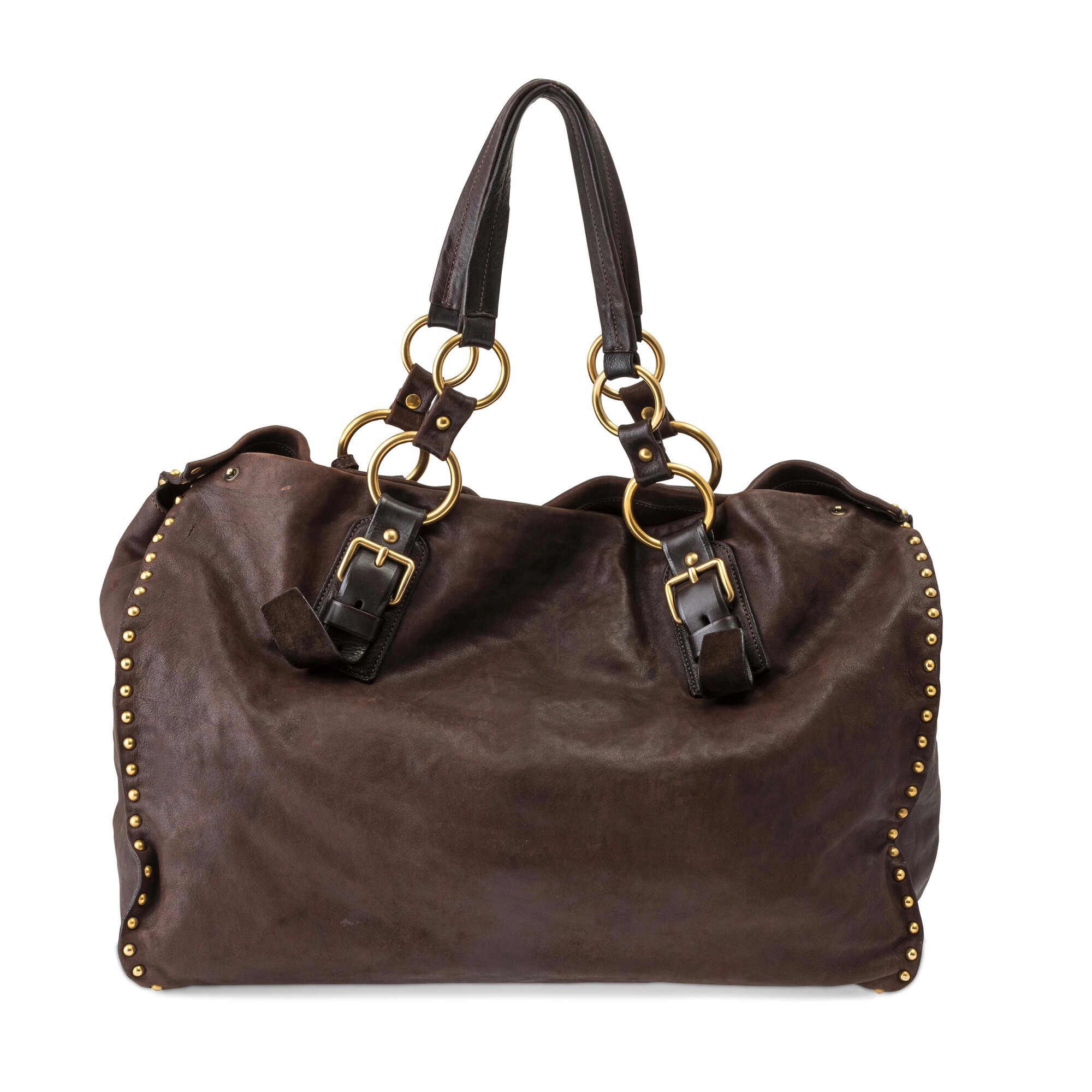 Borsa Nappa Studded Aviator