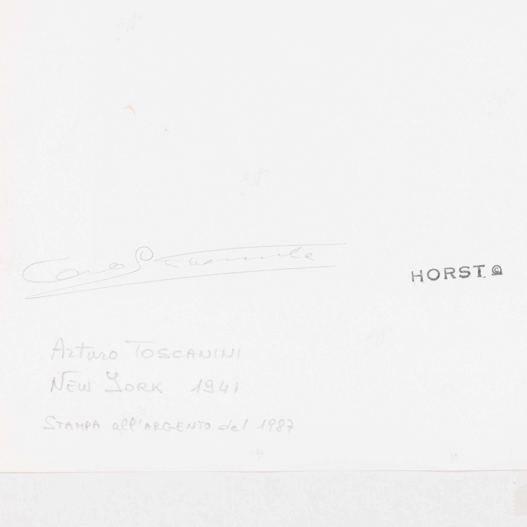 Arturo Toscanini, New York, 1941