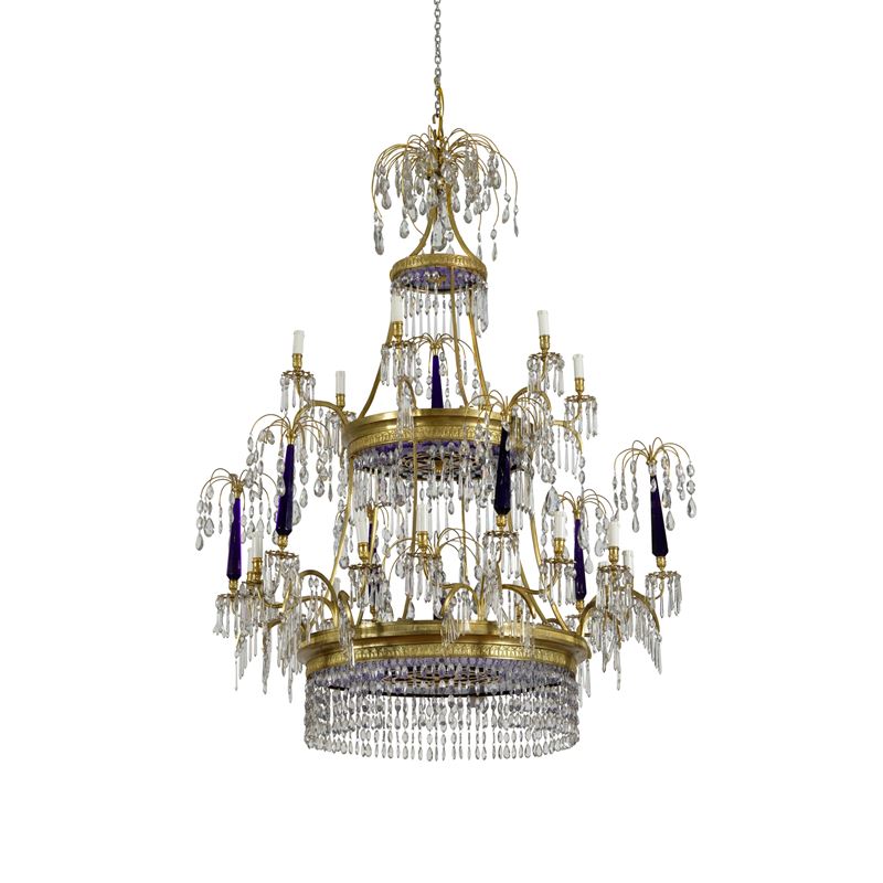 Grande lampadario. XIX-XX secolo  - Auction Italian Mansions - Cambi Casa d'Aste