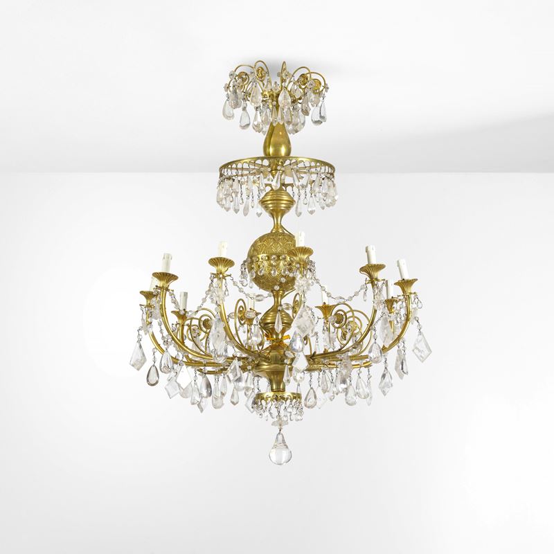 Lampadario in stile Direttorio  - Auction Italian Mansions - Cambi Casa d'Aste