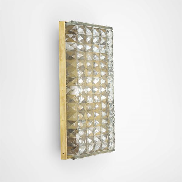Rare wall lamp from the Bugnati series.