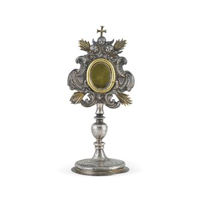 Reliquiario, Venezia, fine del XVI secolo, argento fuso, sbalzato e dorato