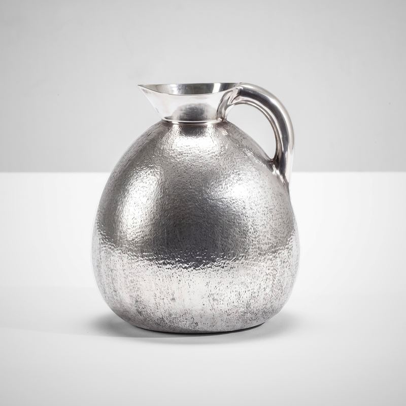 Eros Genazzi : Brocca in argento 800  - Asta Design 200 - Cambi Casa d'Aste