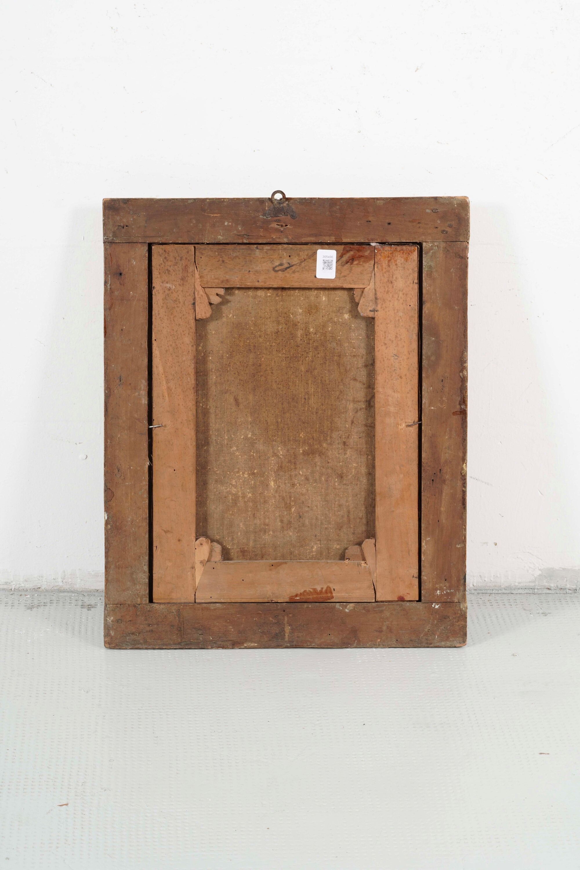 Artista napoletano del XVIII secolo (?), Ritratto di Pietro Fabris, olio su tela