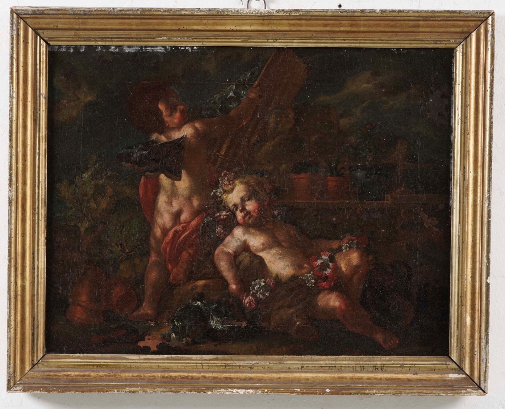 Jean-jacques Bachelier - Allegorie con putti