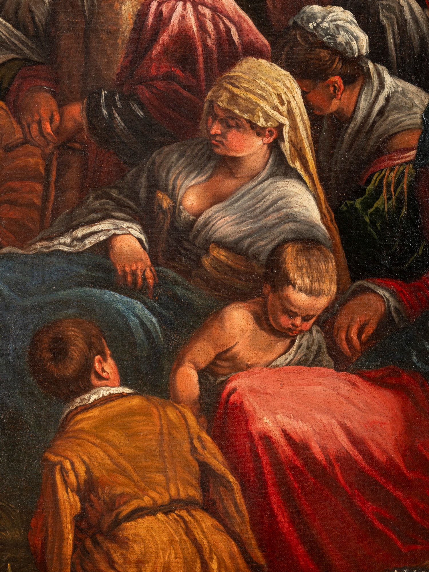 Jacopo da Ponte Detto Jacopo Bassano - La predica del Battista, olio su tela