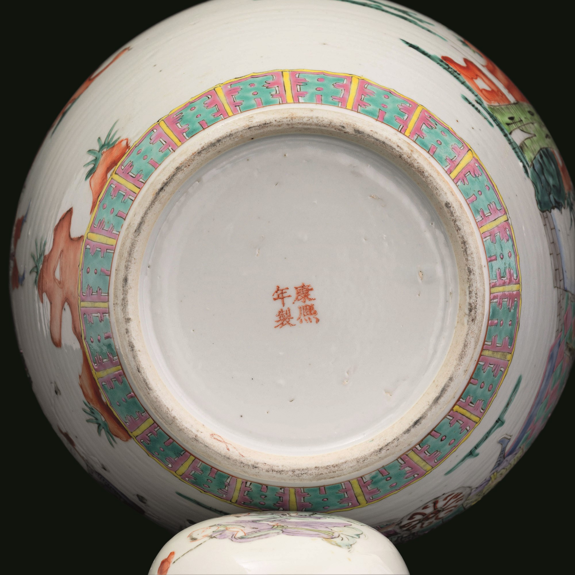 Potiche in porcellana, Famiglia Rosa, scena di vita comune, Cina, Dinastia Qing (inizio XX secolo...