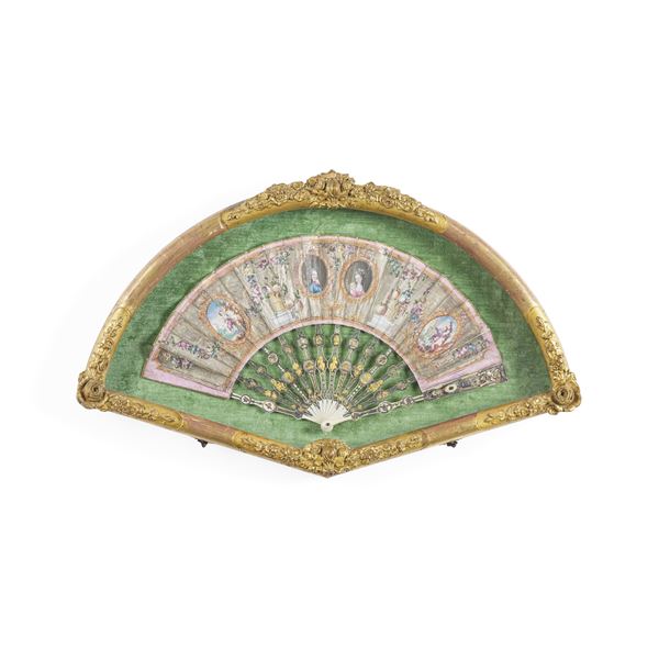 Ventaglio pieghevole. Francia. Epoca 1760-1770 circa.