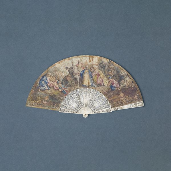 Ventaglio pieghevole. Francia. Epoca 1765 circa.