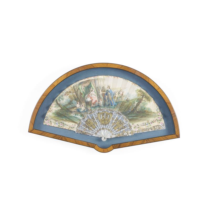 Ventaglio pieghevole. Inghilterra. Epoca 1860 circa.  - Asta Dimore Italiane - Cambi Casa d'Aste