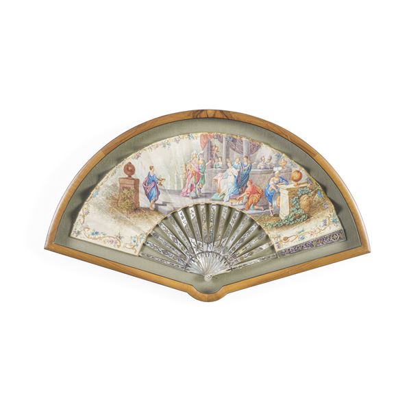 Ventaglio pieghevole. Italia. Epoca 1770 circa.