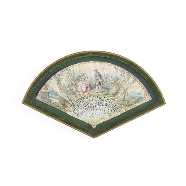 Ventaglio pieghevole. Germania. Epoca 1760 circa.