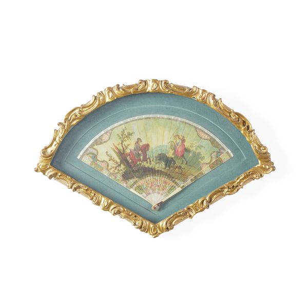 Ventaglio brisé. Olanda. Epoca 1730.