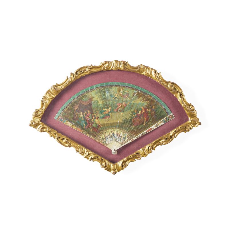 Ventaglio brisé. Nord Europa. Epoca 1720 circa.  - Auction Italian Mansions - Cambi Casa d'Aste