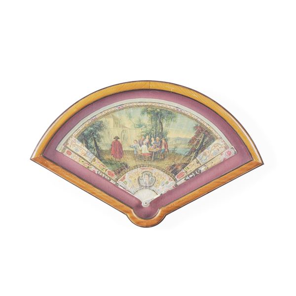 Ventaglio brisé. Olanda. Epoca 1740 circa.