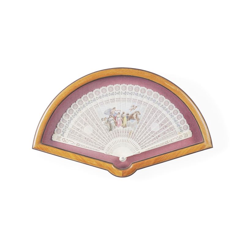Ventaglio brisé. Inghilterra. Epoca 1820 circa.  - Auction Italian Mansions - Cambi Casa d'Aste