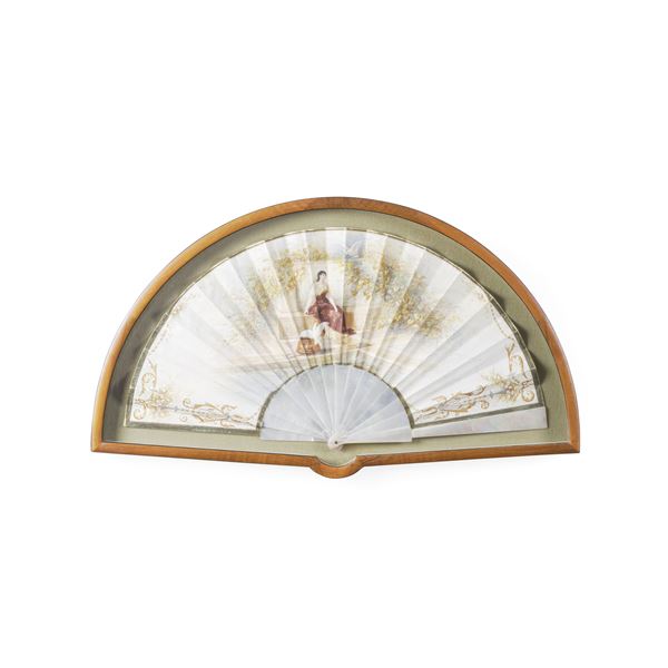 Ventaglio pieghevole. Europa. Epoca 1880-1890.