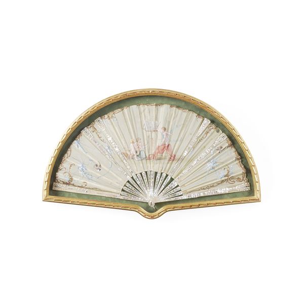 Ventaglio pieghevole. Francia. Epoca 1890 circa.