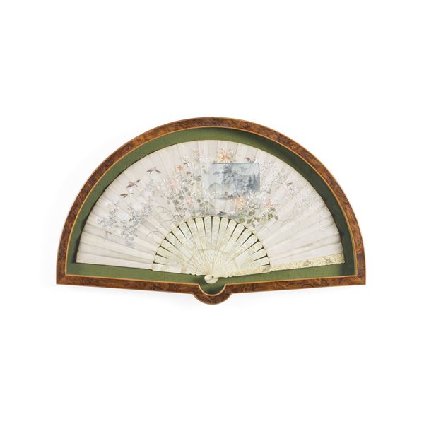 Ventaglio pieghevole. Cina. Epoca 1880 circa.