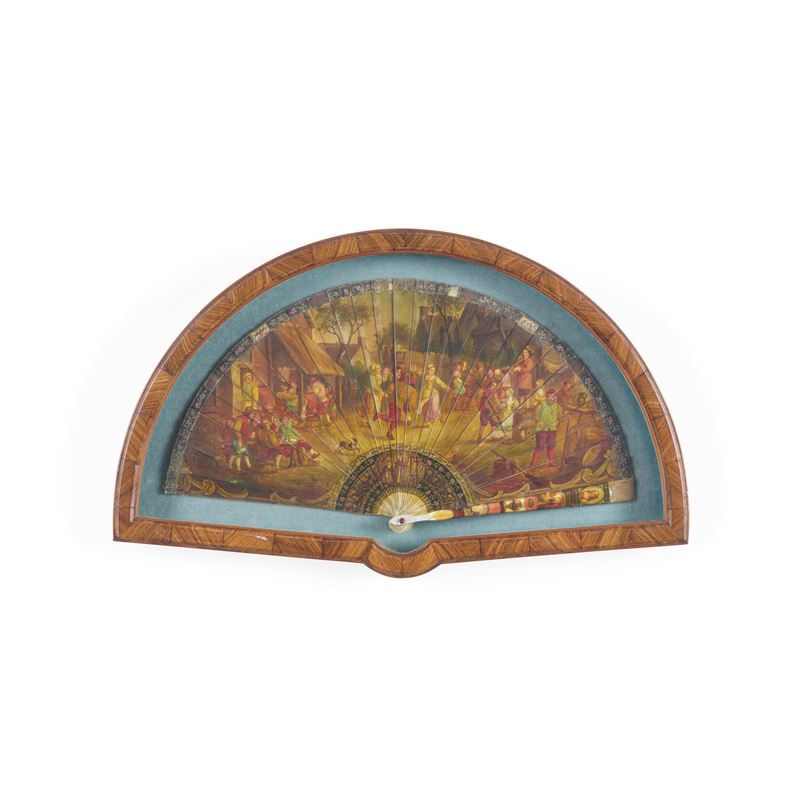 Ventaglio brisé. Olanda. Epoca 1880 circa.  - Auction Italian Mansions - Cambi Casa d'Aste