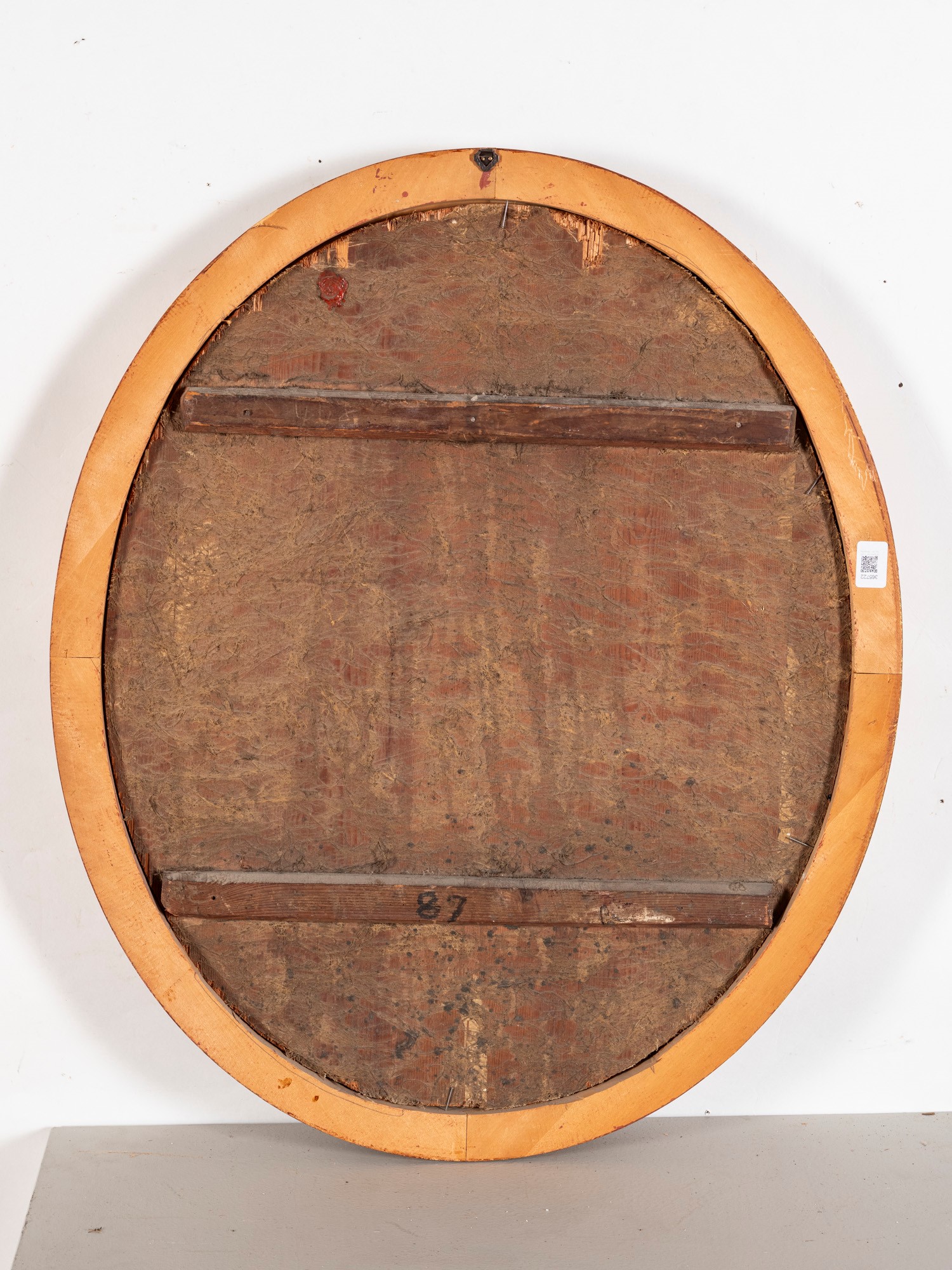 Scuola del XVIII secolo, Allegoria dell’Autunno, olio su tavola ovale