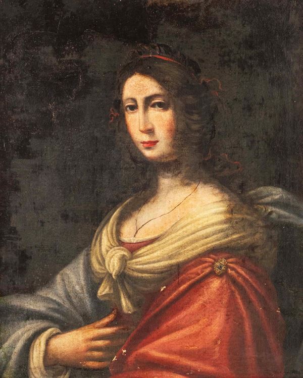 Scuola fiorentina del XVII-XVIII secolo Ritratto di Vittoria della Rovere (?)