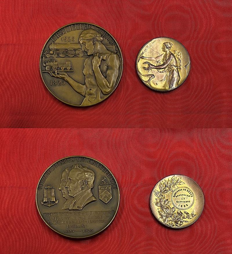 BELGIO E REGNO UNITO. Lotto di due medaglie.  - Auction Light Numismatics - Cambi Casa d'Aste