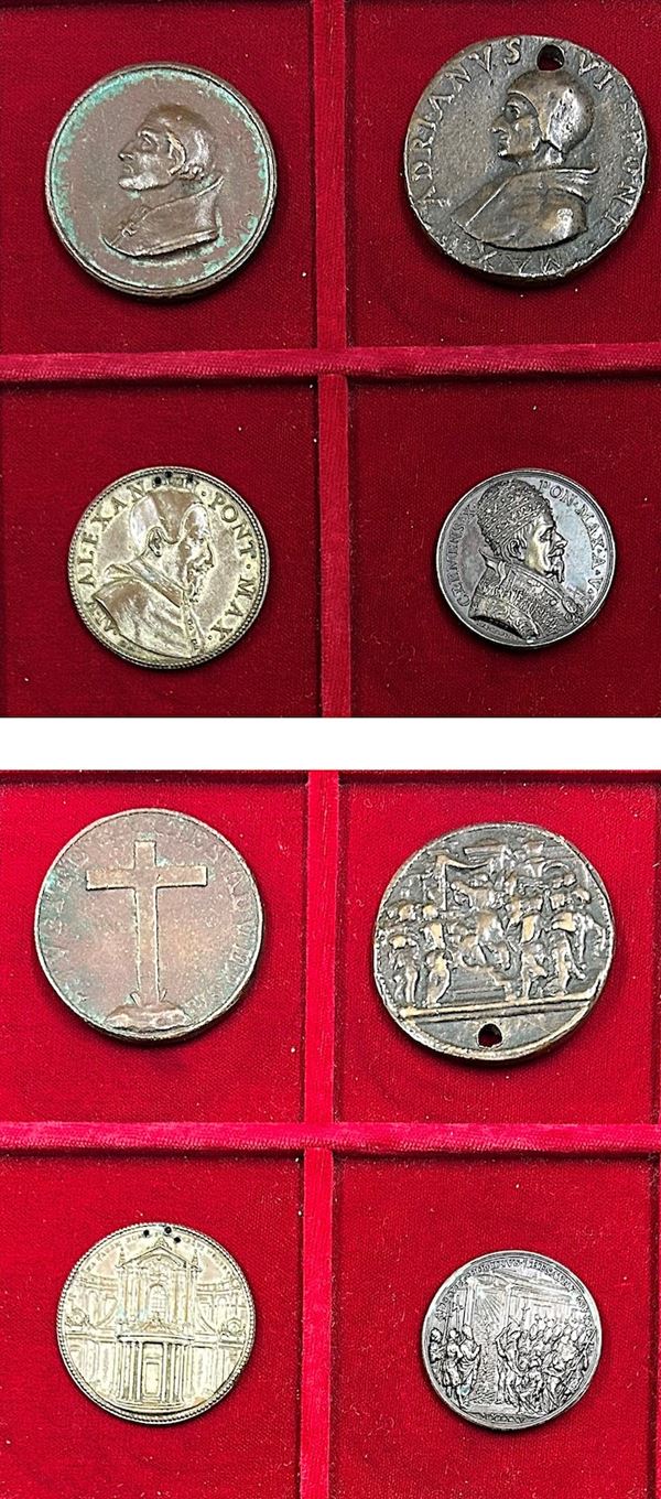 STATO PONTIFICIO. Lotto di quattro medaglie.