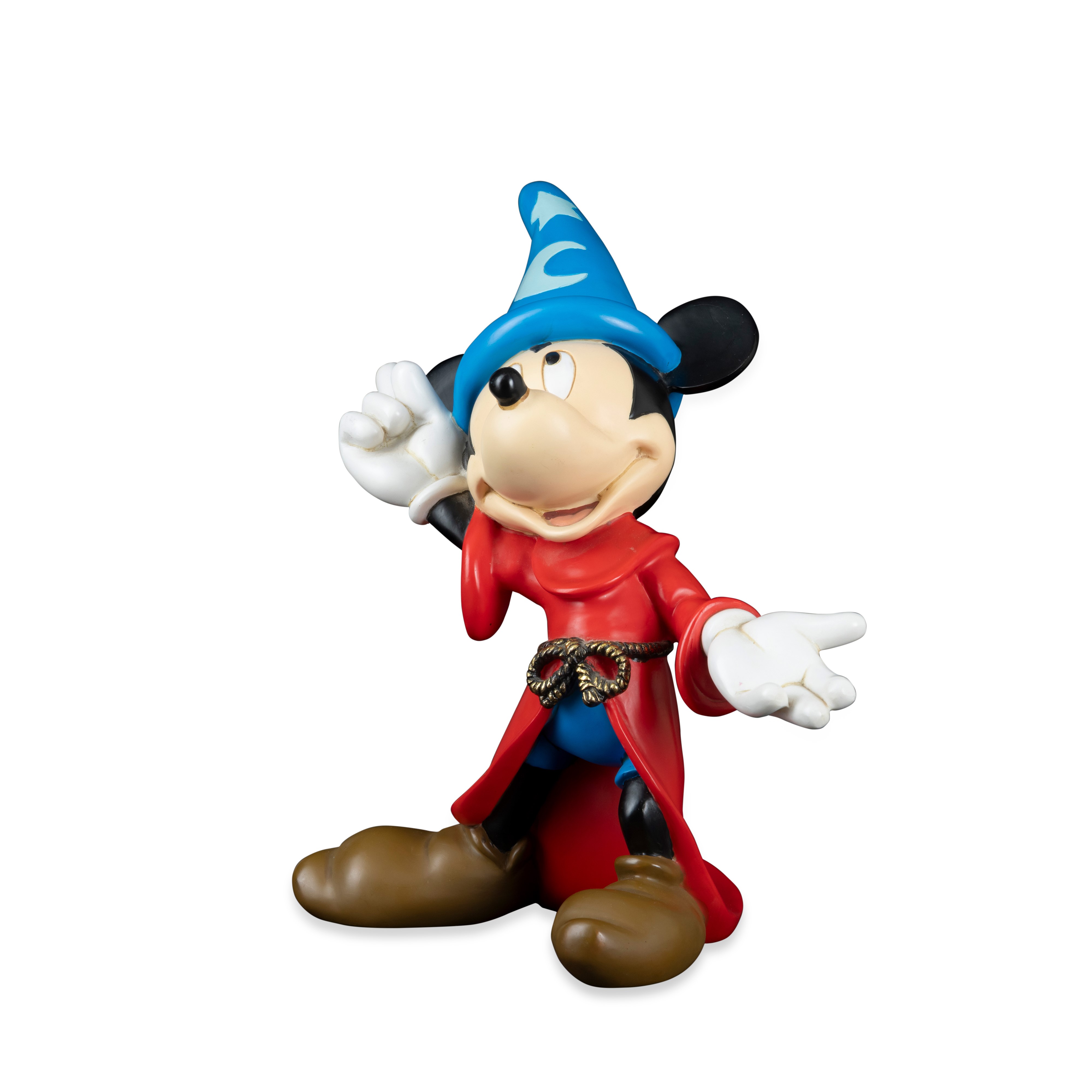 Walt Disney - Topolino Fantasia, statua in resina policroma
