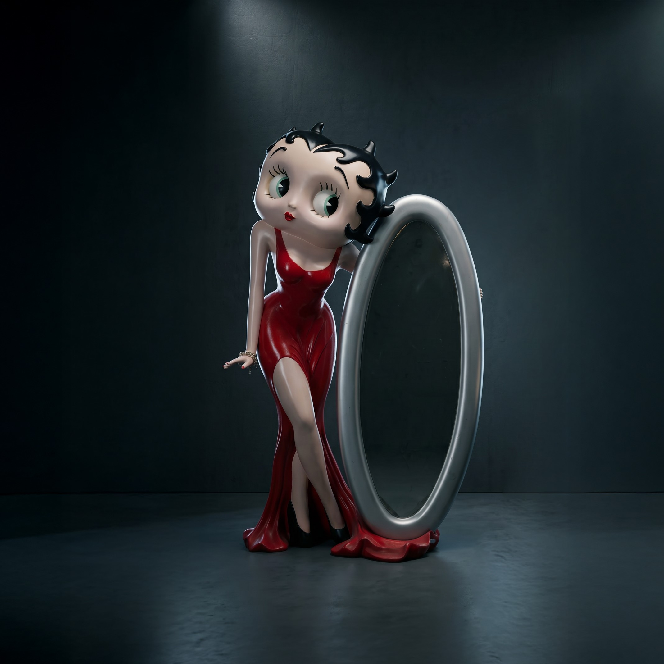 Fleischer Studio - Betty Boop con specchio