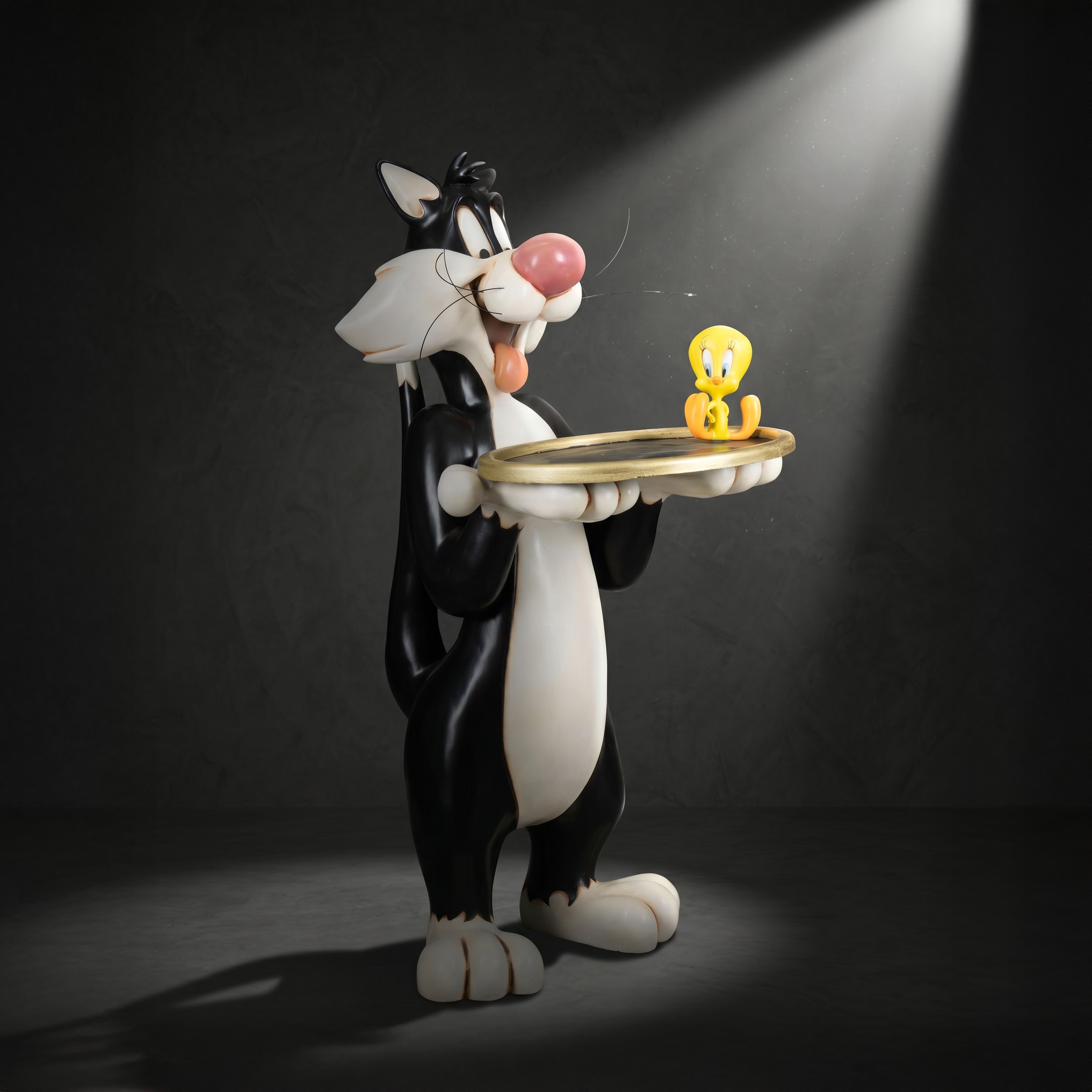 Warner Bros Studio - Gatto Silvestro e Titti con vassoio