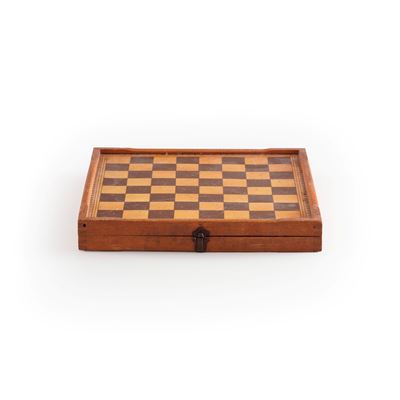 Scacchiera in legno, XX secolo