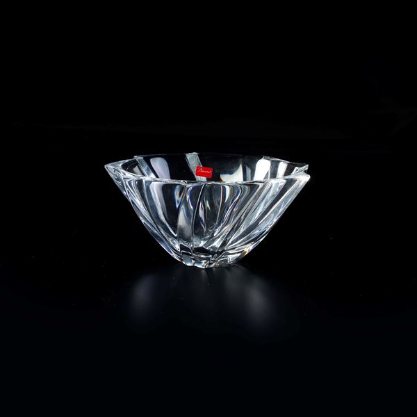Centrotavola “Objectif”.<BR>Francia, Manifattura Baccarat, 1999 circa.<BR>Modello di Thomas Bastide.<BR>