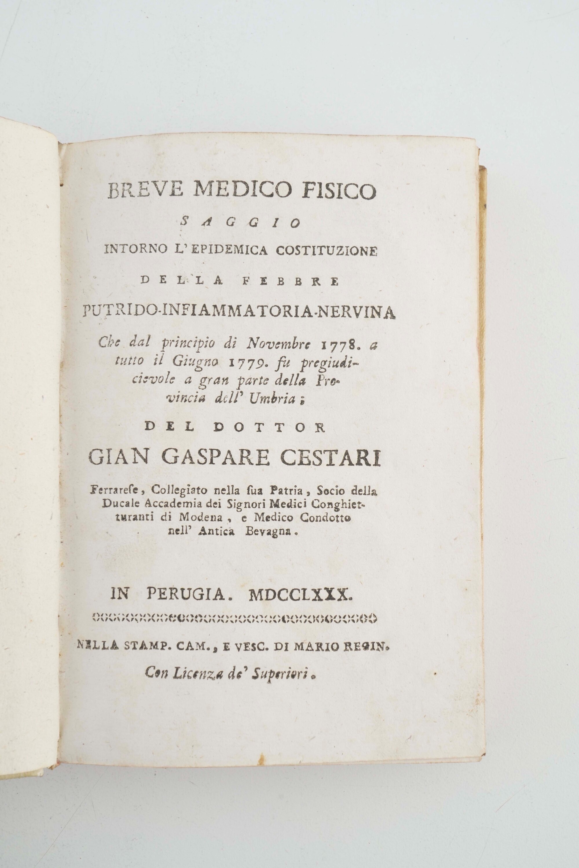 Medicina - Quattro opere del secolo XVIII